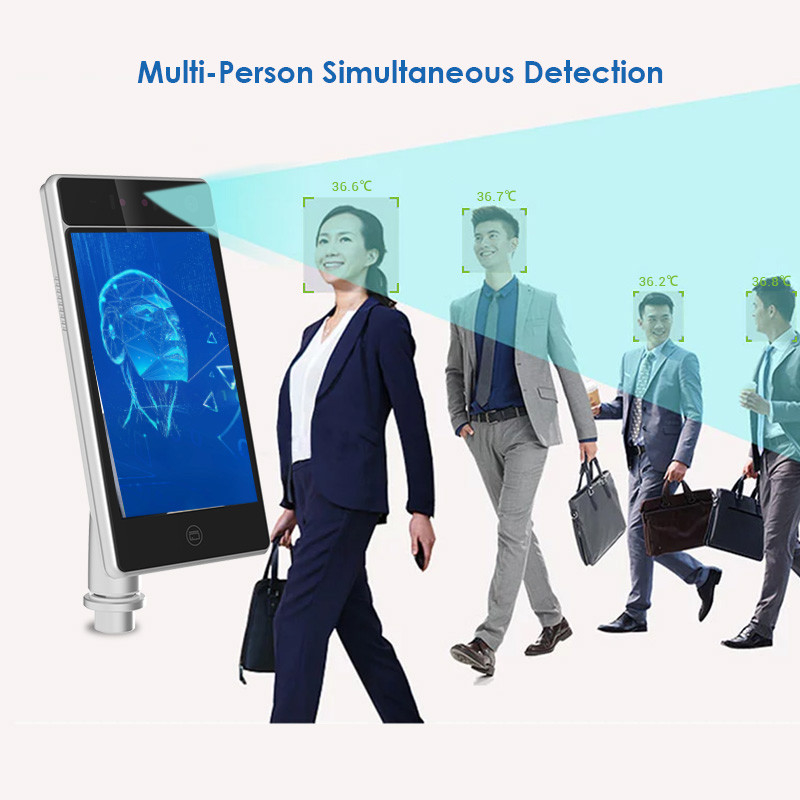 Multichannel Non Contact Temperature Scanner ,  Android AI Thermal Camera Access Control